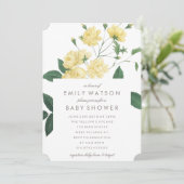 Uitnodiging tot het Baby shower van de prachtige g (Staand voorkant)