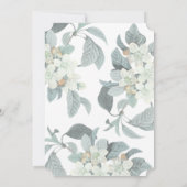 Uitnodiging tot het Baby shower van het prachtige  (Achterkant)