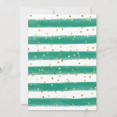 Uitnodiging tot het Baby shower van Tropisch bos (Achterkant)