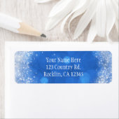 Uitnodiging tot het binden van blauwe en witte Ass Etiket (Insitu)