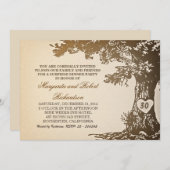  uitnodiging tot het evenement van de eik (Voorkant / Achterkant)