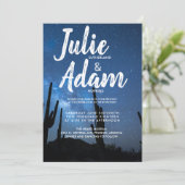 Uitnodiging tot het huwelijk (Staand voorkant)