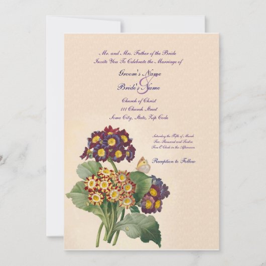 uitnodiging tot het huwelijk (Voorkant)