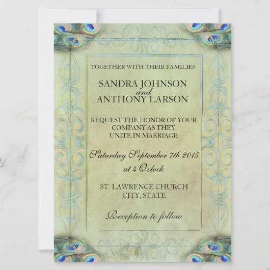 uitnodiging tot het huwelijk (Voorkant)