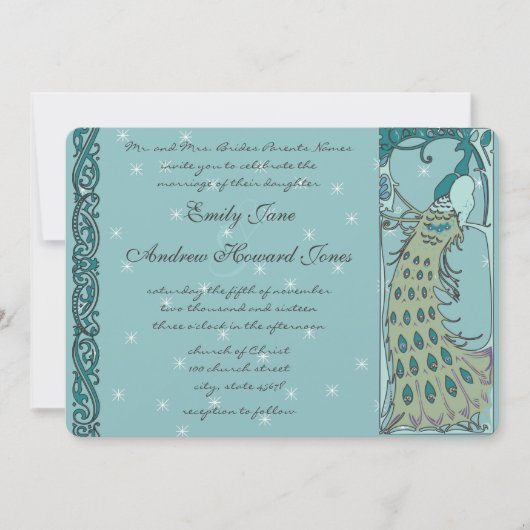 uitnodiging tot het huwelijk (Voorkant)