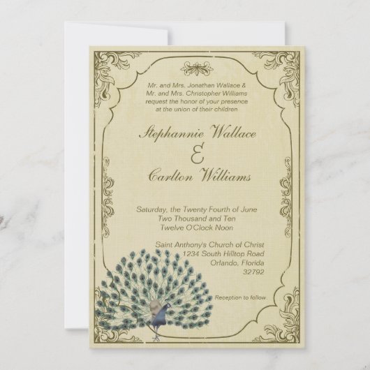  uitnodiging tot het huwelijk (Voorkant)