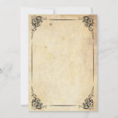  uitnodiging tot het huwelijk van Floral (Achterkant)