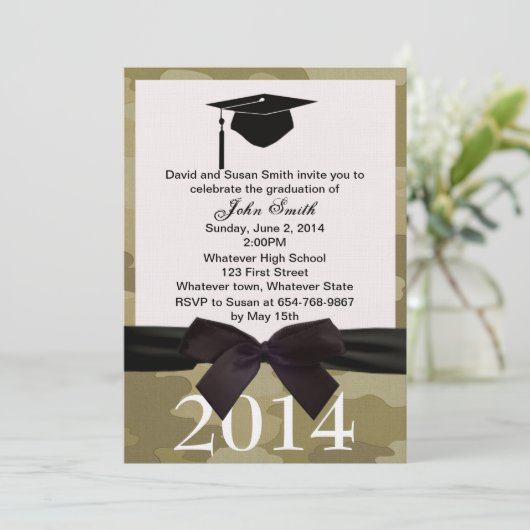 Uitnodiging tot het indienen van Afstuderen met zw (Staand voorkant)