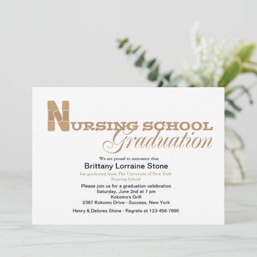 Uitnodiging tot het indienen van Afstuderen voor m (Staand voorkant)