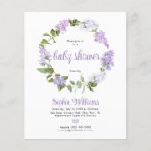 Uitnodiging tot het indienen van Baby shower van b (Voorkant)