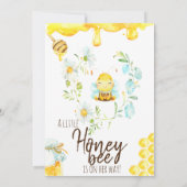 Uitnodiging tot het indienen van Baby showers bij (Achterkant)