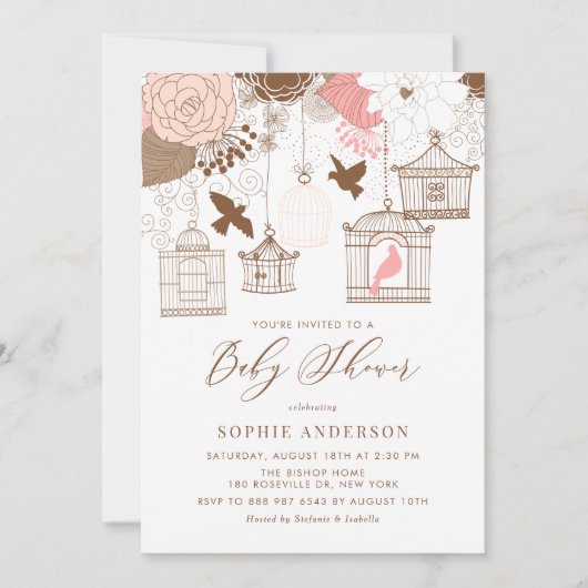 uitnodiging tot het indienen van Baby showers in (Voorkant)