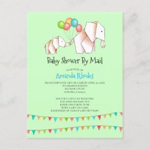 Uitnodiging tot het indienen van Baby showers per Briefkaart