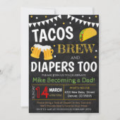 Uitnodiging tot het indienen van Baby showers Taco (Voorkant)