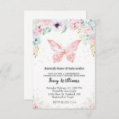 Uitnodiging tot het indienen van baby showers voor (Voorkant / Achterkant)