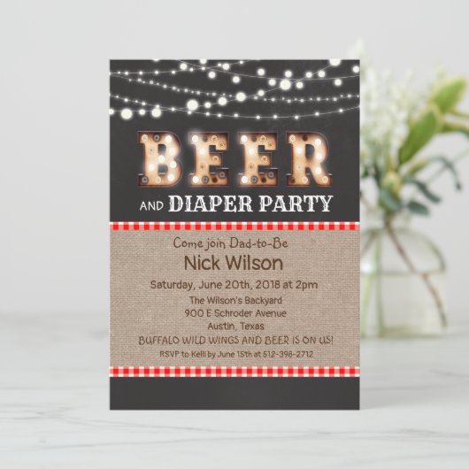 Uitnodiging tot het indienen van beren- en luierka (Staand voorkant)