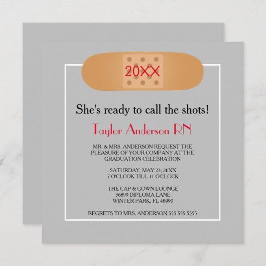 Uitnodiging tot het indienen van een Afstuderen vo (Voorkant / Achterkant)