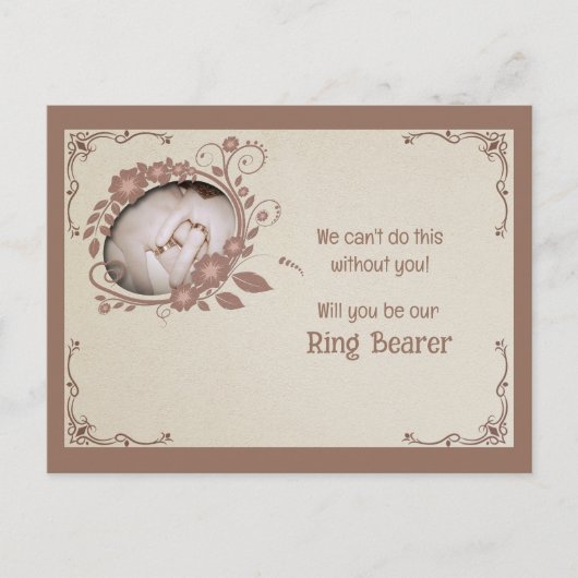 Uitnodiging tot het indienen van een bruine of tra (Voorkant)