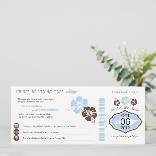 Uitnodiging tot het indienen van een cruise-boardi (Staand voorkant)