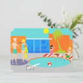  uitnodiging tot het indienen van een Retropoolpar (Staand voorkant)