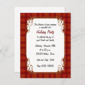 uitnodiging tot het indienen van feestdagen (Voorkant / Achterkant)