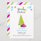 Uitnodiging tot het indienen van feestdagen voor t (Voorkant / Achterkant)