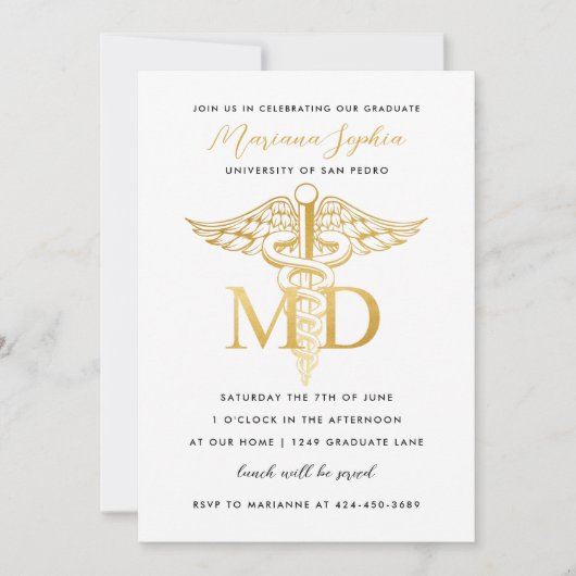 Uitnodiging tot het indienen van Gold MD Graduatio (Voorkant)