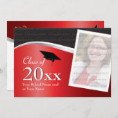 uitnodiging tot het indienen van rode en zwarte A (Voorkant / Achterkant)