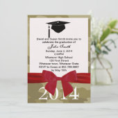 Uitnodiging tot het indienen van rode koolstof en  (Staand voorkant)