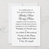 Uitnodiging tot het indienen van rozen-weddenschap (Achterkant)