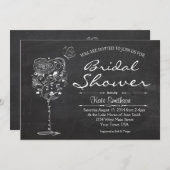 Uitnodiging tot het indienen van wijn-bridal (Voorkant / Achterkant)