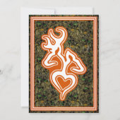 Uitnodiging tot het jagen van Camo Wedding (Achterkant)