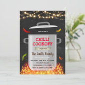 Uitnodiging tot het koken van Chili (Staand voorkant)