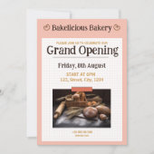 uitnodiging tot het openen van bakkerij (Voorkant)