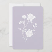 Uitnodiging tot het Roos van Lavender (Achterkant)