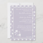 Uitnodiging tot het Roos van Lavender (Voorkant)