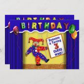 Uitnodiging tot het Show van kinderpop (Voorkant / Achterkant)