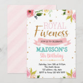 Uitnodiging tot het thema Koninklijke Vleessenprin (Voorkant / Achterkant)