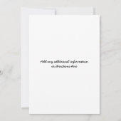 Uitnodiging tot het uitzenden of aankondigen van s (Achterkant)