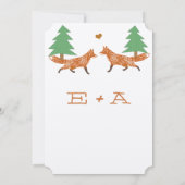  uitnodiging tot het uitzenden van bosfox pine-bru (Achterkant)