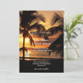 Uitnodiging tot het uitzenden van de Tropische pal (Staand voorkant)