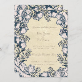 Uitnodiging tot het uitzenden van een  bloem