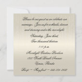 Uitnodiging tot het uitzenden van een bruid- en br (Achterkant)