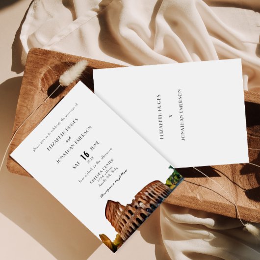 Uitnodiging tot het uitzenden van een bruiloft voo