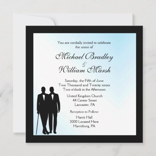 Uitnodiging tot het uitzenden van een dag om een d (Voorkant)