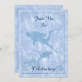 Uitnodiging tot het uitzenden van een duikweddensc (Voorkant / Achterkant)