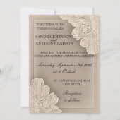 Uitnodiging tot het uitzenden van een echt huwelij (Voorkant)