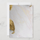 uitnodiging tot het uitzenden van een gouden brui (Achterkant)