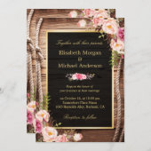 Uitnodiging tot het uitzenden van een huwelijk in (Voorkant / Achterkant)