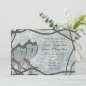 uitnodiging tot het uitzenden van een Japans blau (Staand voorkant)